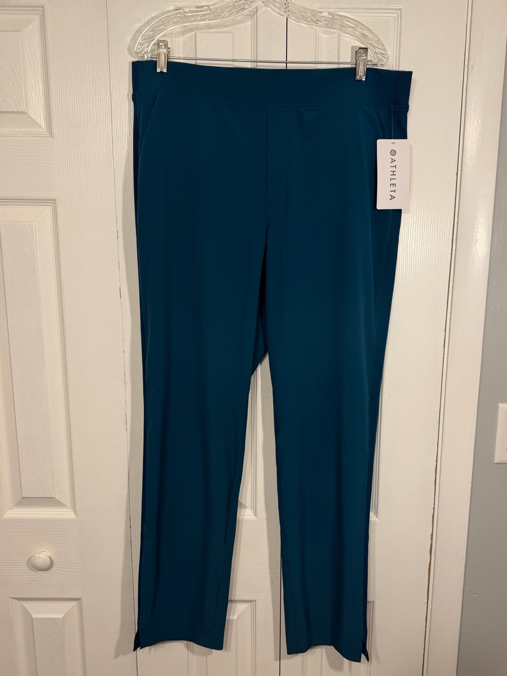 NWT Athleta Brooklyn Ankle Pant Size 16 Tall Teal